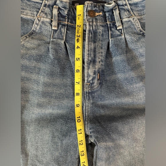 Hollister Ultra High Rise Mom Jean Womens Jeans Size 00R Blue Vintage Stretch - Picture 6 of 7